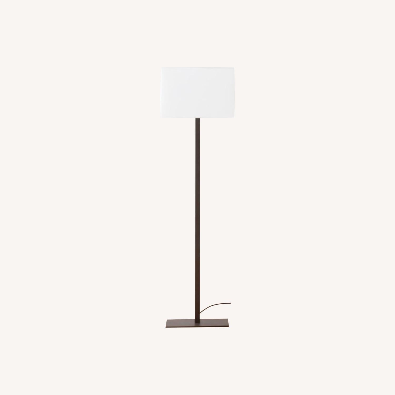 CB2 Bronze Floor Lamp AptDeco