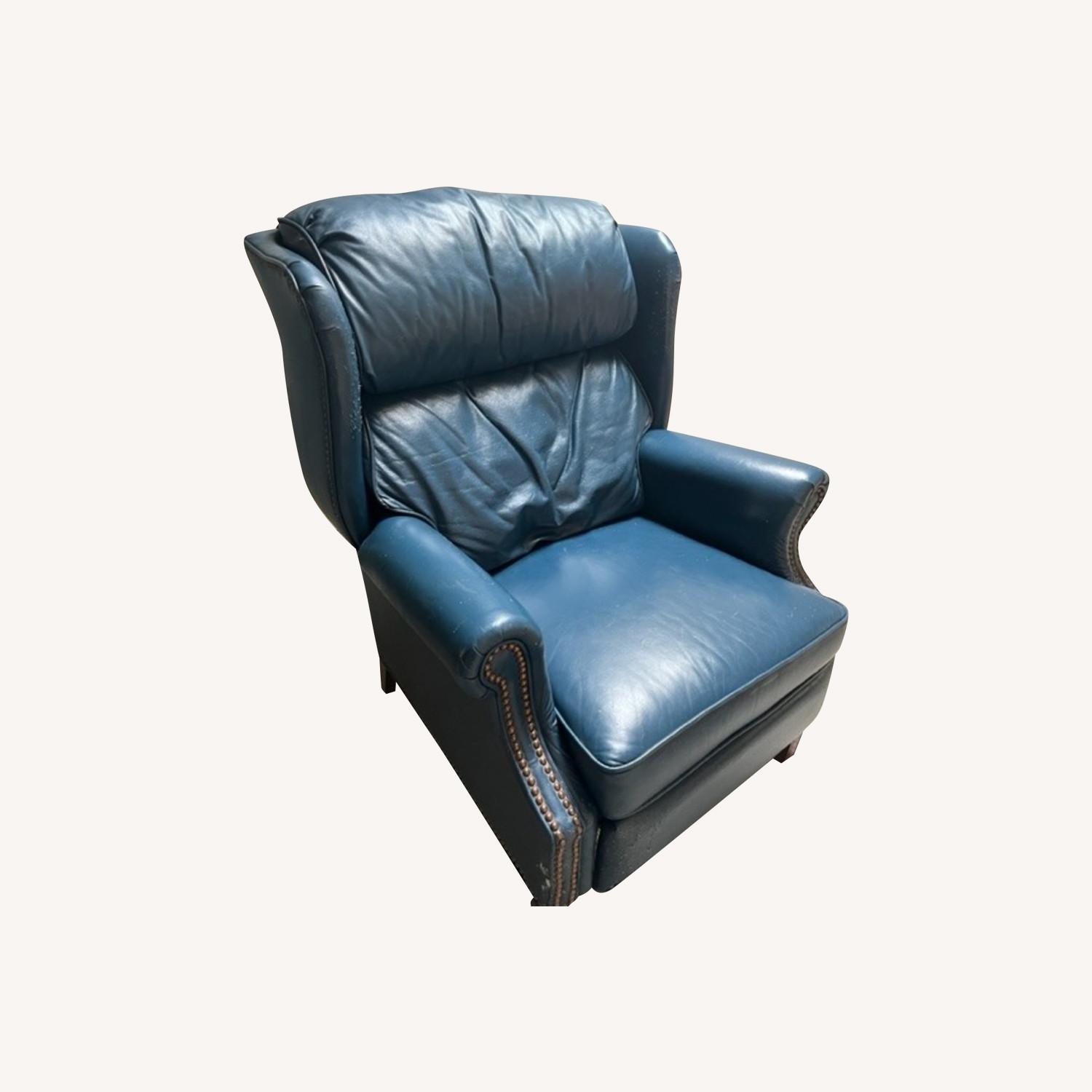 BarcaLounger Blue Recliner - image-0