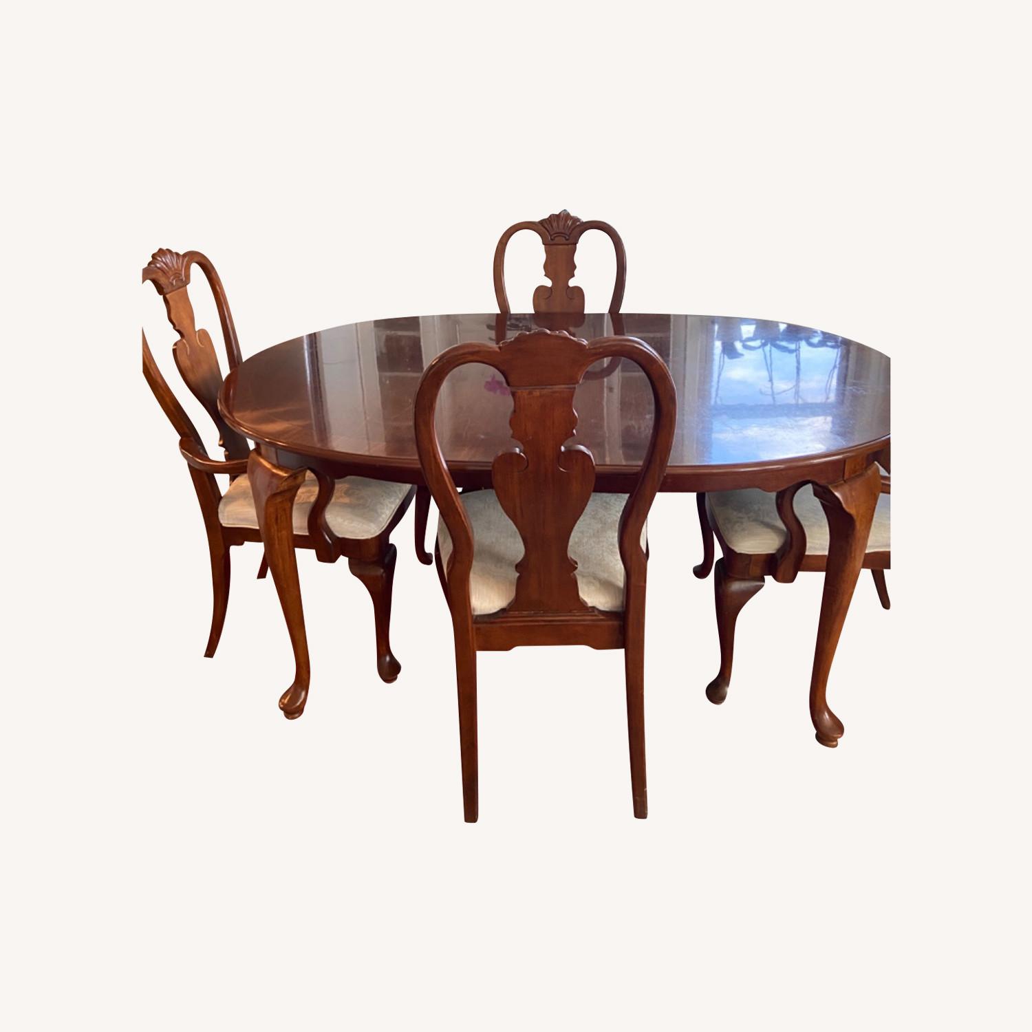 Macy's Mahogany Dining Set - image-0