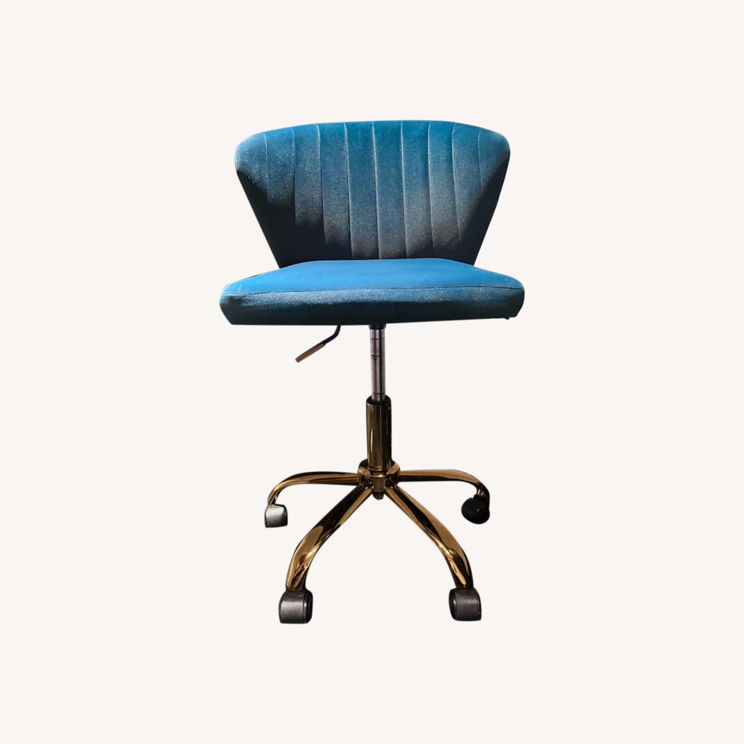 Teal Office Chair - image-0