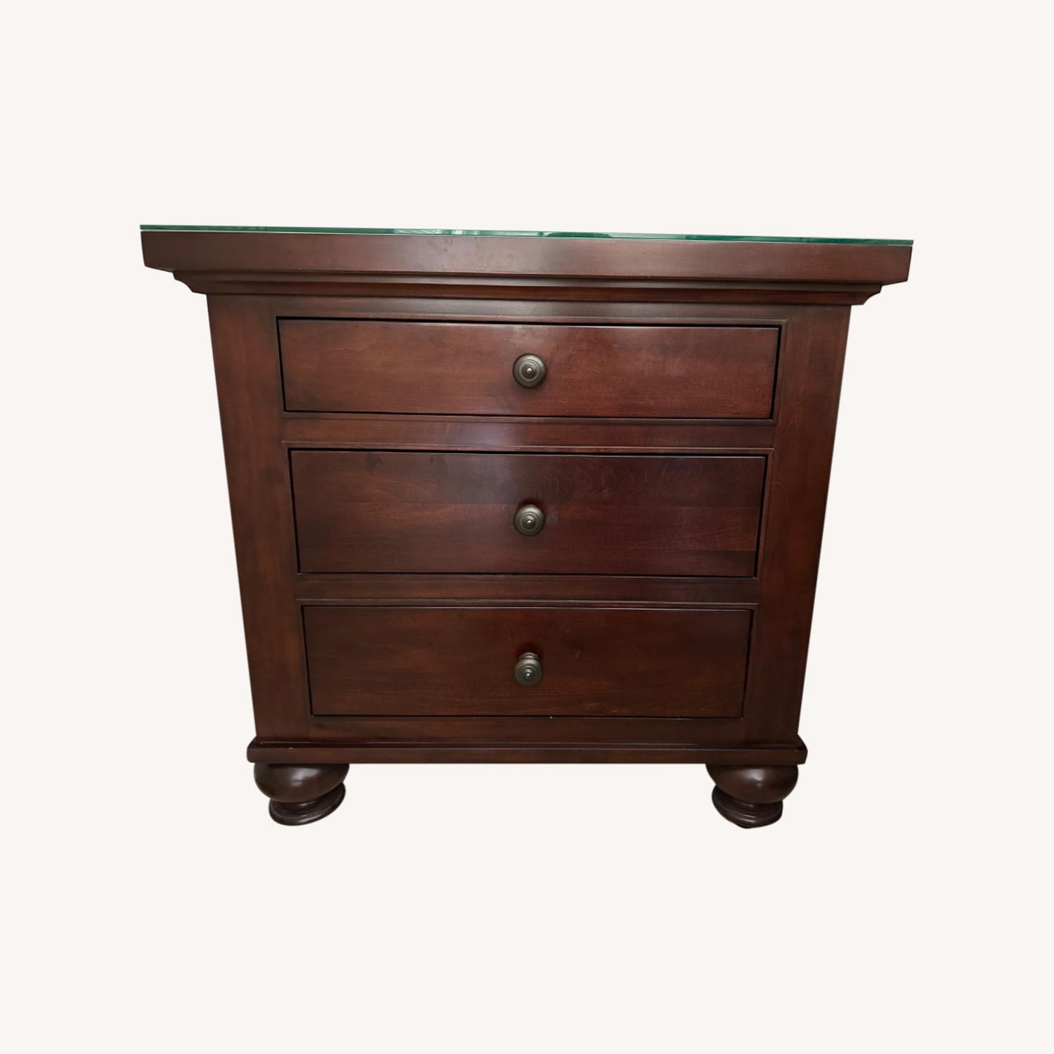 Restoration Hardware Craftsman Style Nightstand - image-0