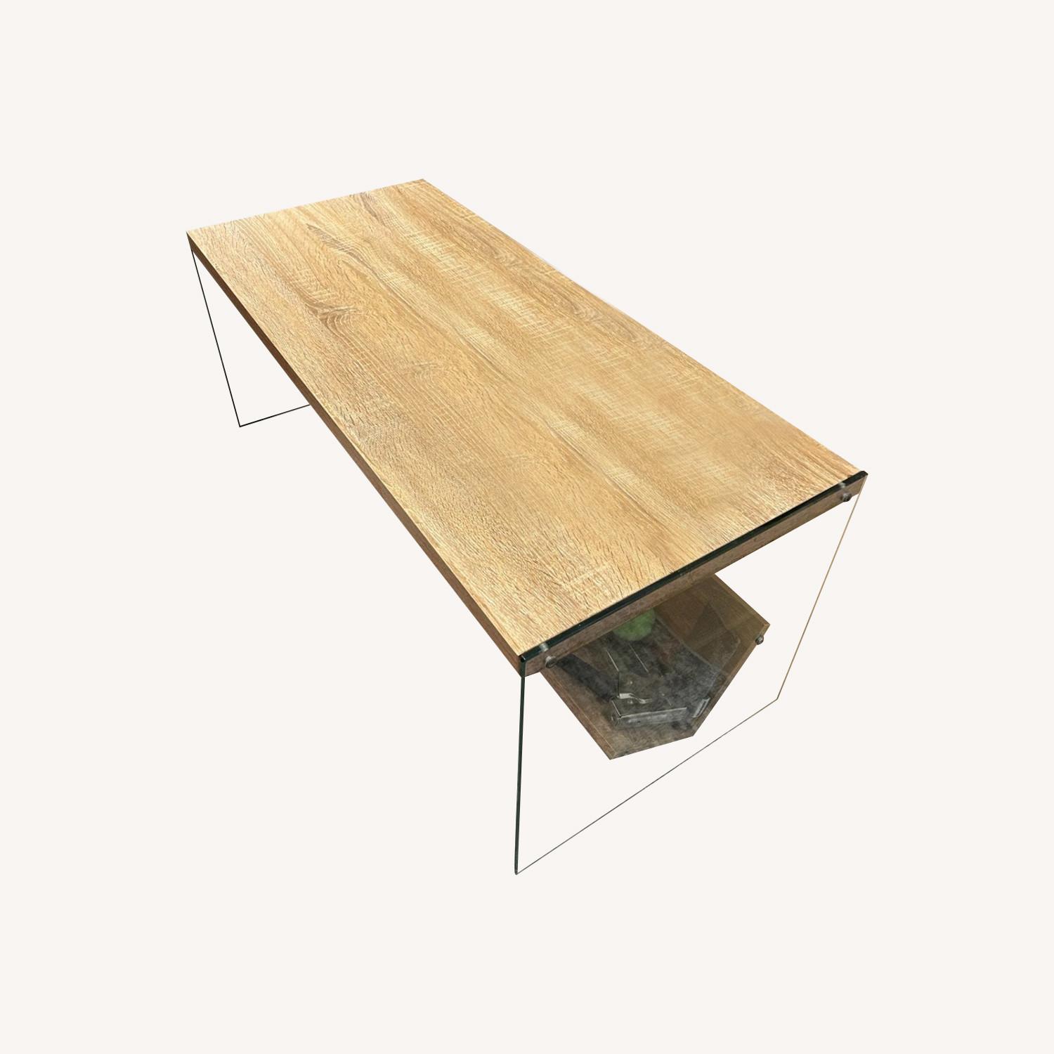 Convenience Concepts Modern Coffee Table With Shelf - image-0