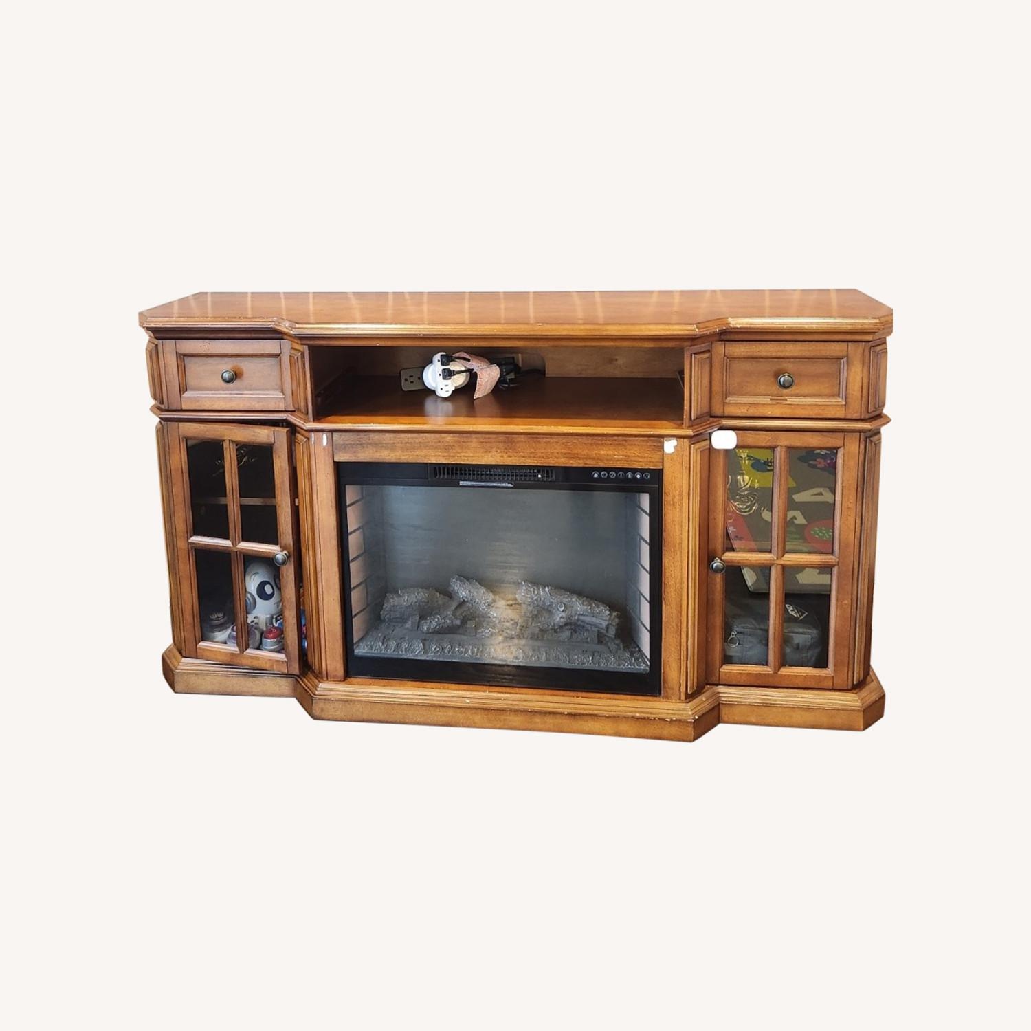 Wayfair TV Stand with Fireplace - image-0