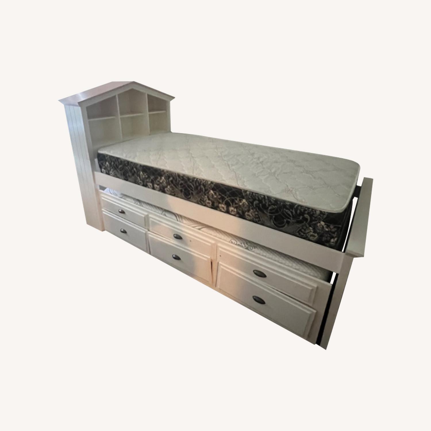 2twin Bed with Trundle - image-0