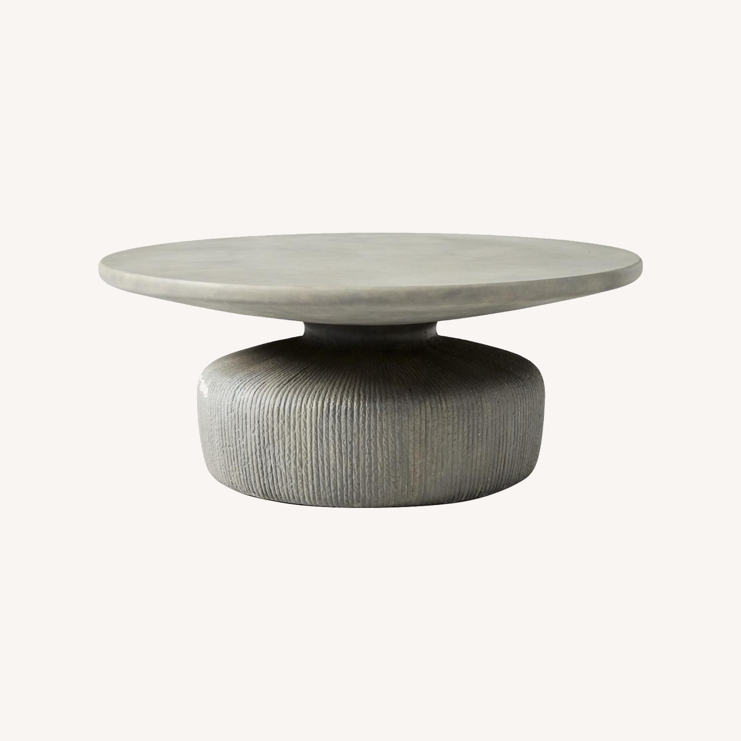 West Elm Tambor Indoor/Outdoor Round Coffee Table - image-0