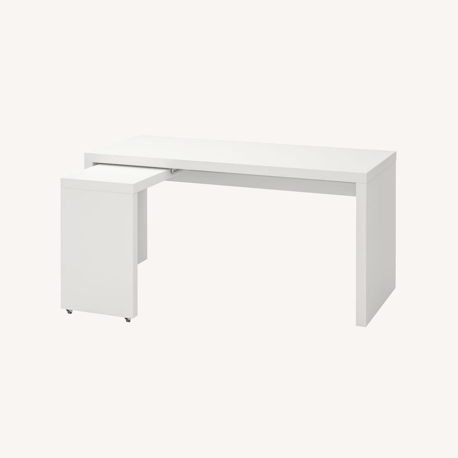 IKEA Malm Pull out Desk AptDeco