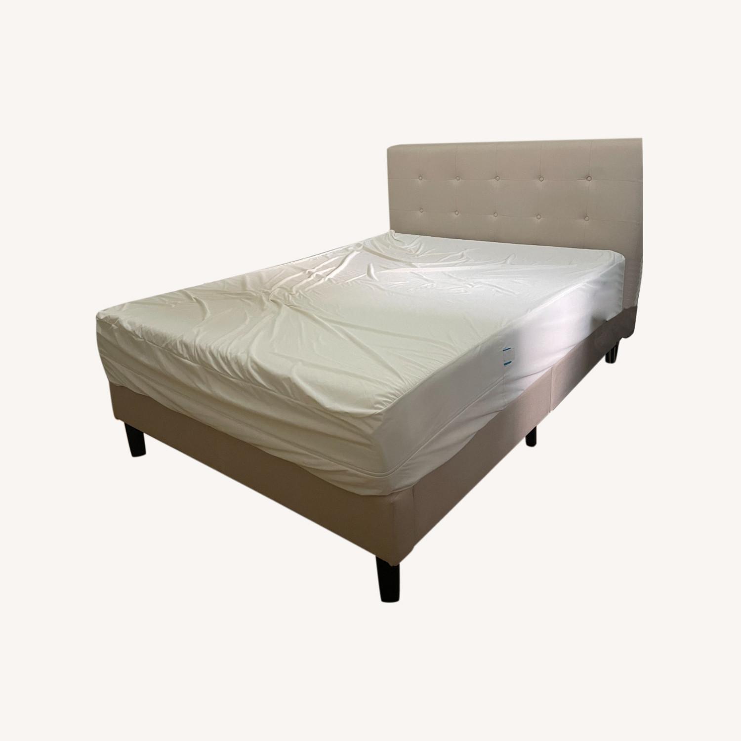 Zinus Upholstered Full-Size Bed Frame - image-0