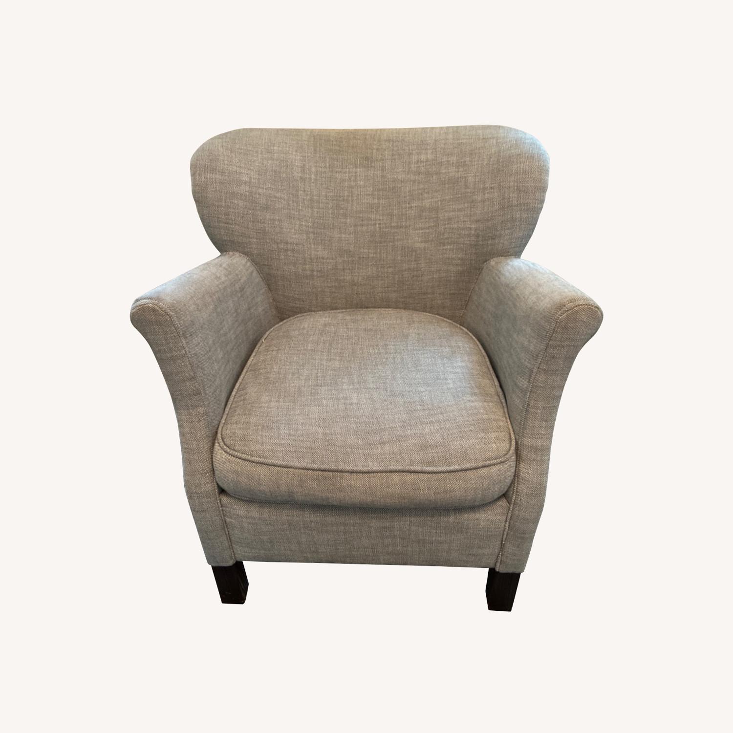 Restoration Hardware Small Nursery Chair Dove Grey - image-0