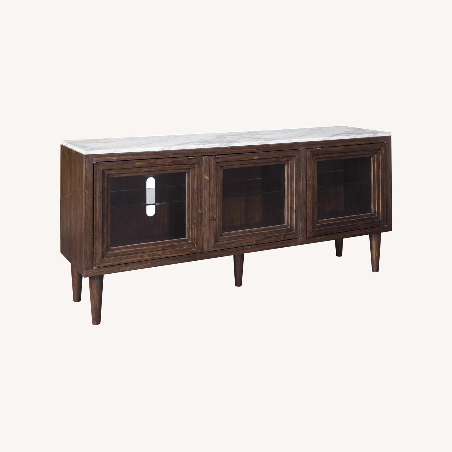 MidCentury Modern Sideboard Cabinet Media Console - image-0