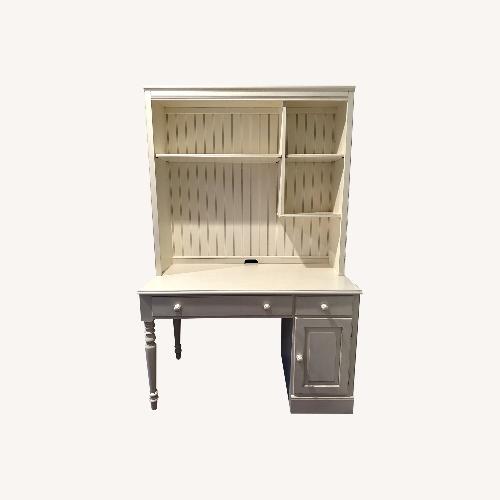 Ethan Allen Vintage Baumritter Desk in Cream AptDeco