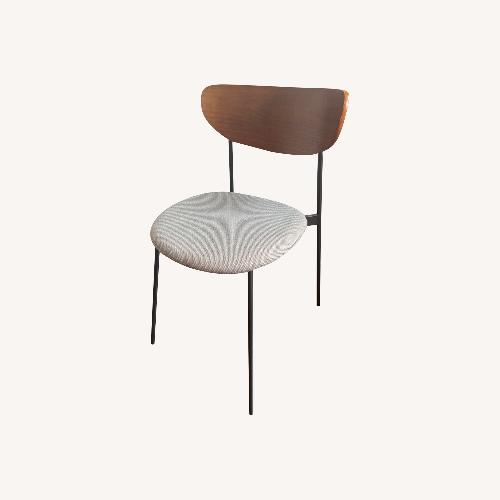 West Elm Leather MidCentury Dining Chairs AptDeco