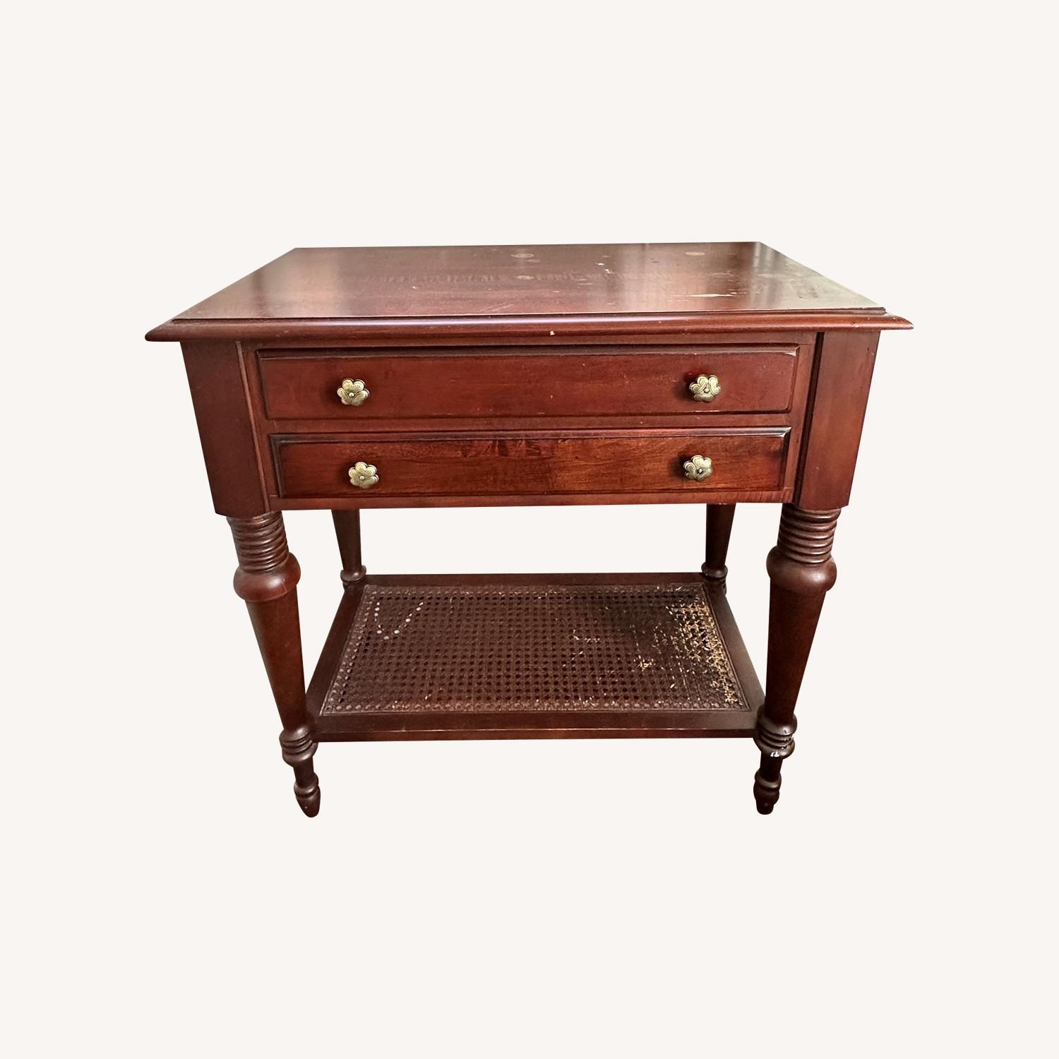 Ethan Allen British Classics 2 Drawer Nightstand AptDeco