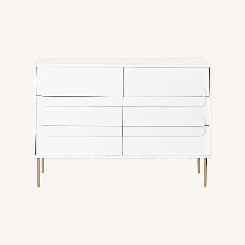 Used West Elm Gemini Dresser (White) for sale on AptDeco