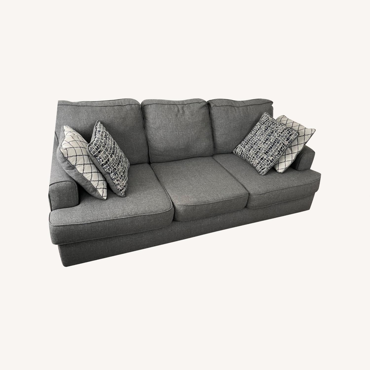 Raymour & Flanigan Alphie 3 Seat Couch AptDeco