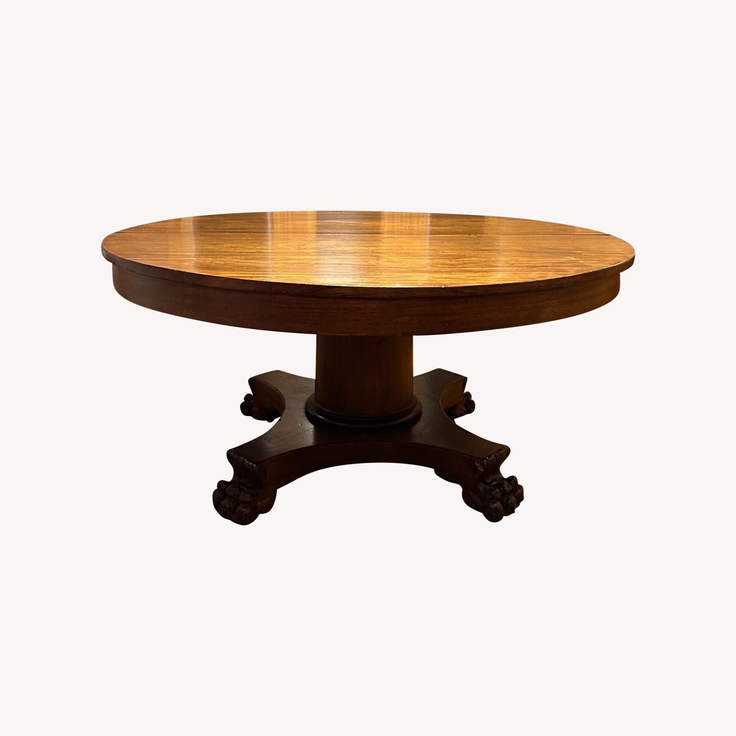 Antique Mahogany Dining Table - image-0