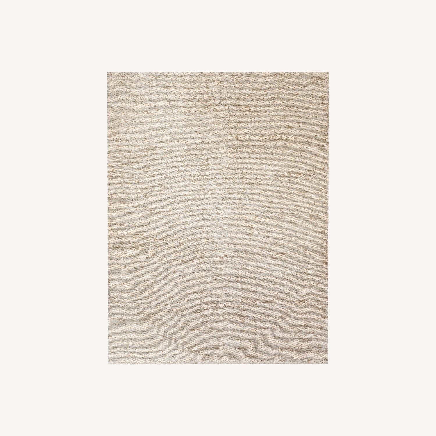 West Elm Mini Pebble Wool Jute Rug AptDeco