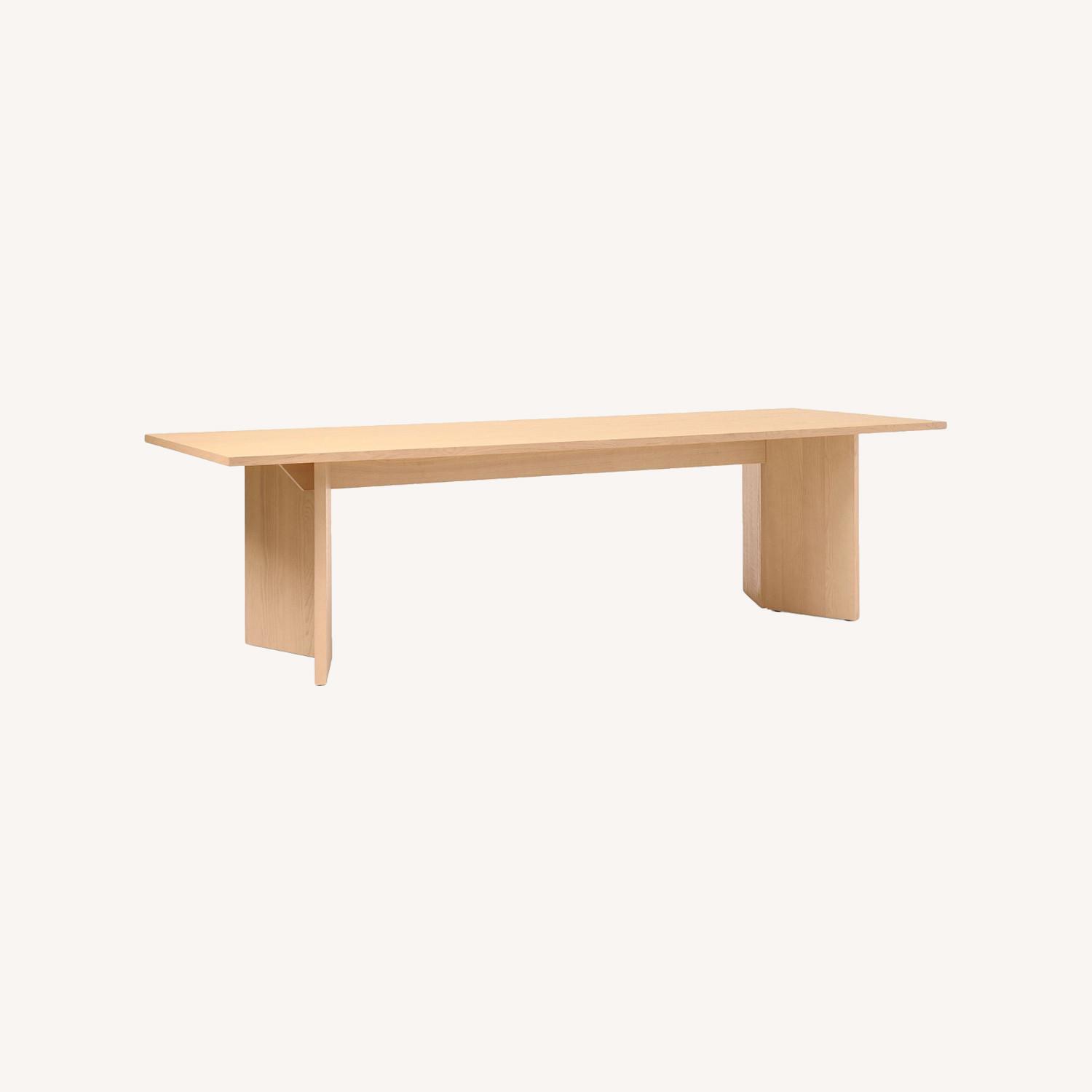 West Elm Bowman Dining Table 112" - image-0