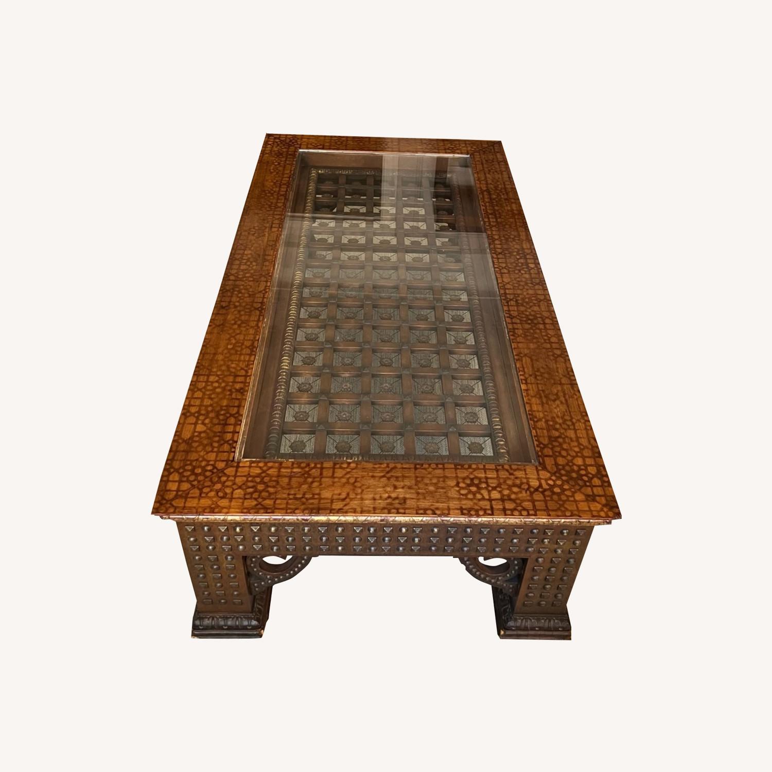 Large Moroccan Inspired Coffee Table - image-0