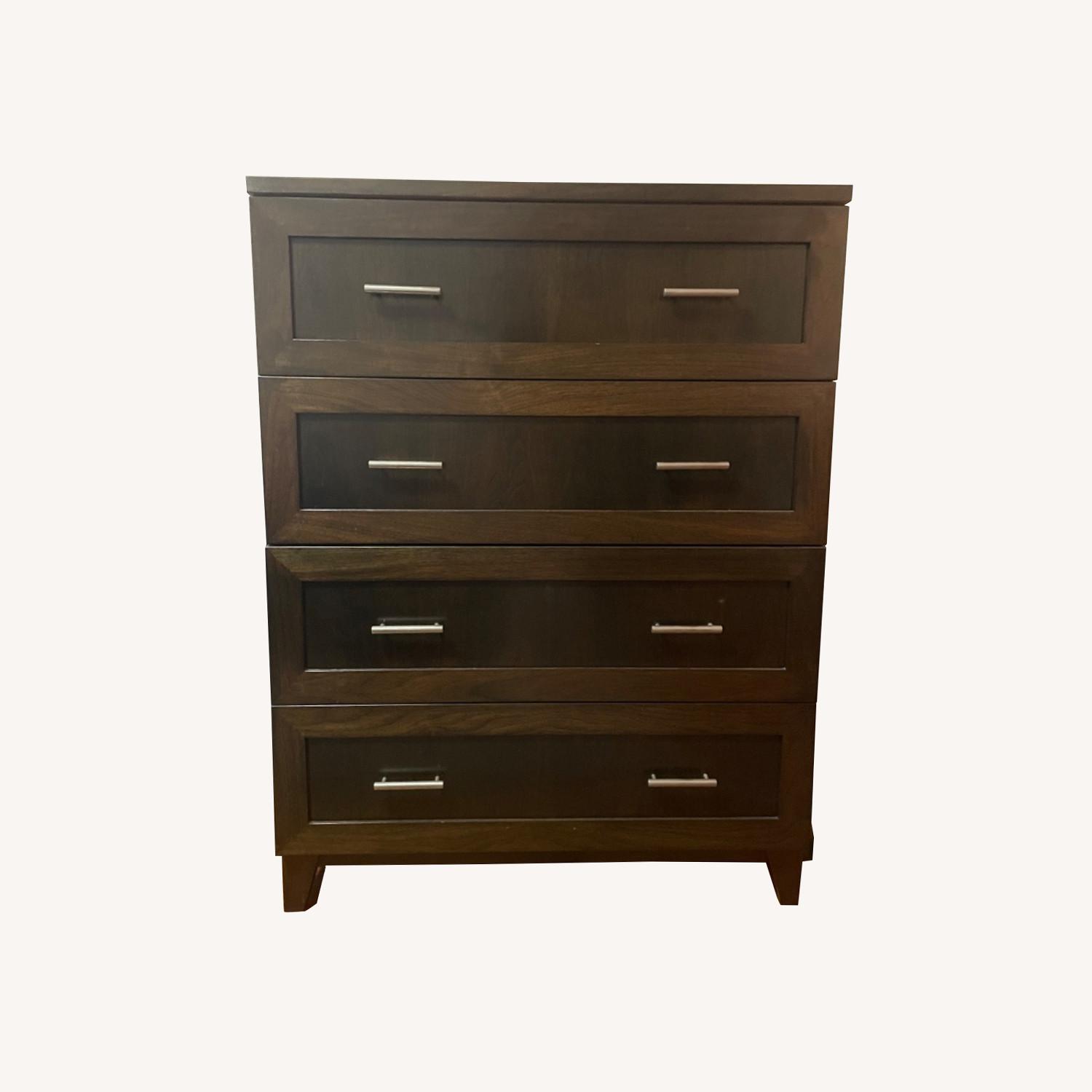 small dark brown dresser Rowan 6 Drawer Dresser Dark Brown main image 1
