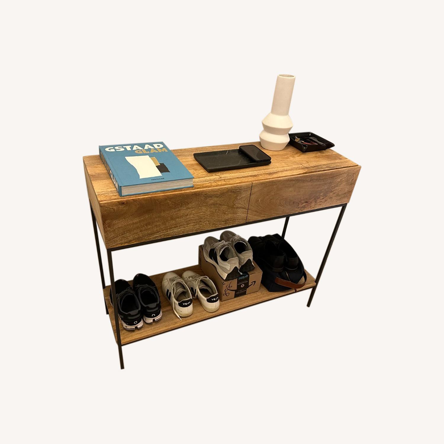 West Elm Entryway Console AptDeco