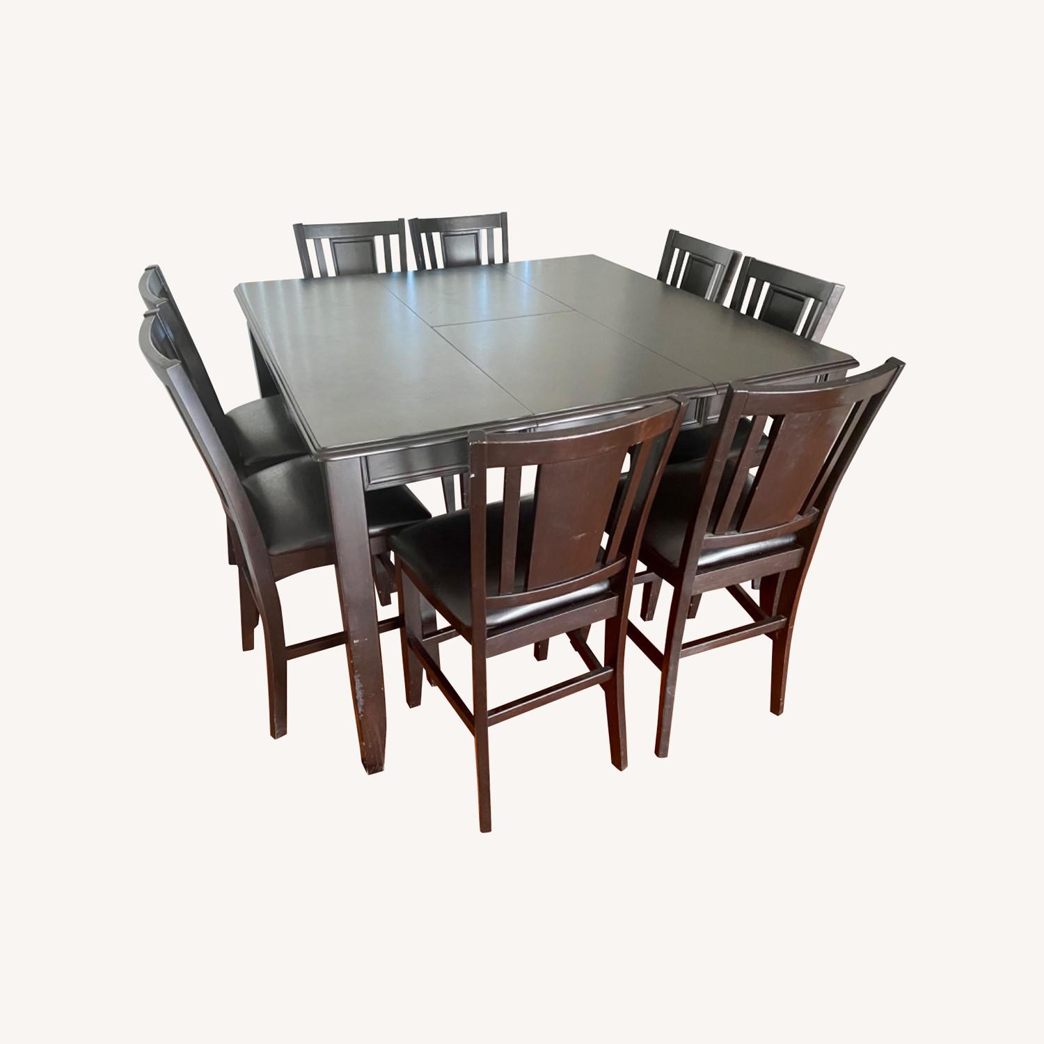 Ashley Espresso 8 Seat Dining Set - image-0