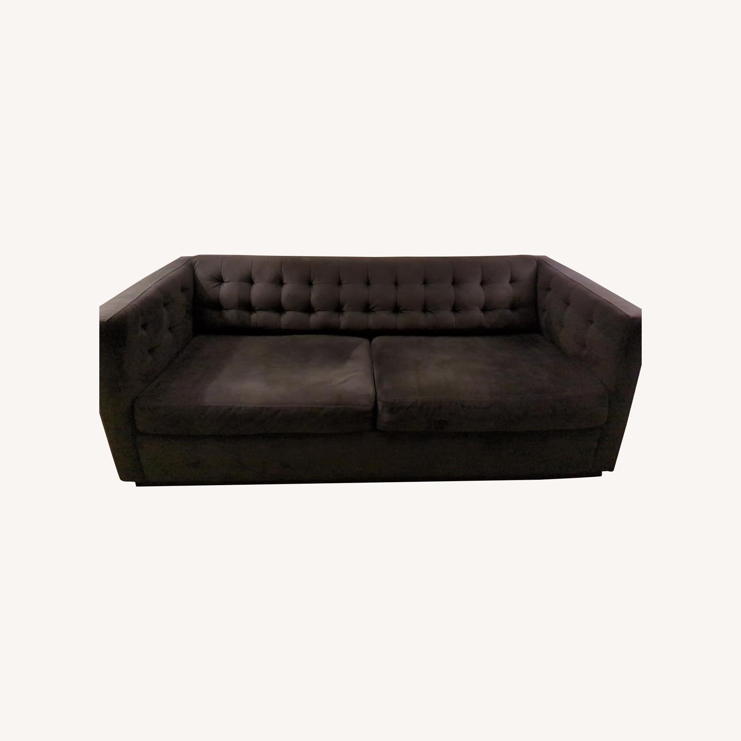 West Elm Rochester Navy Sofa AptDeco