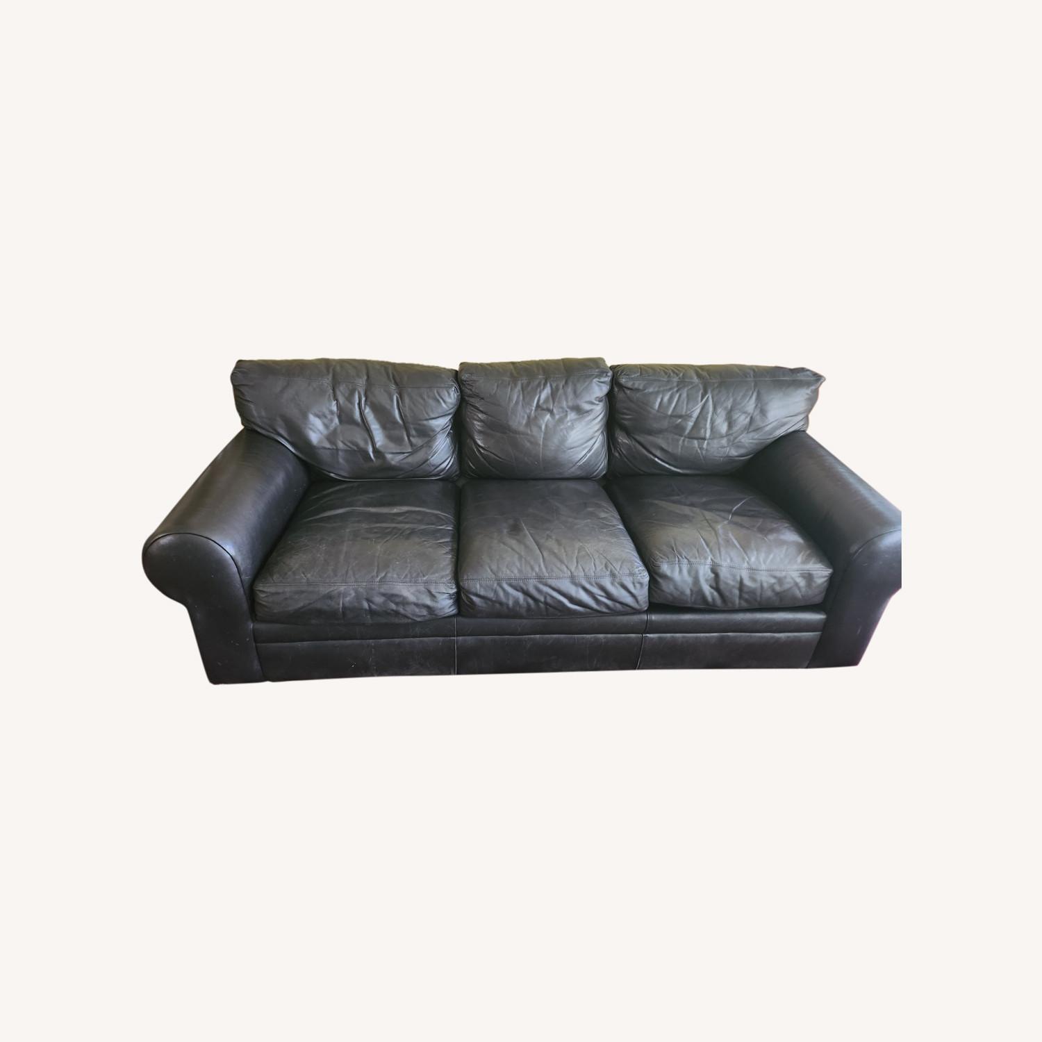 Maurice Villency Furniture Leather Sofa - image-0