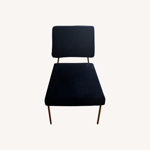 Used West Elm Wire Velvet Chair for sale on AptDeco
