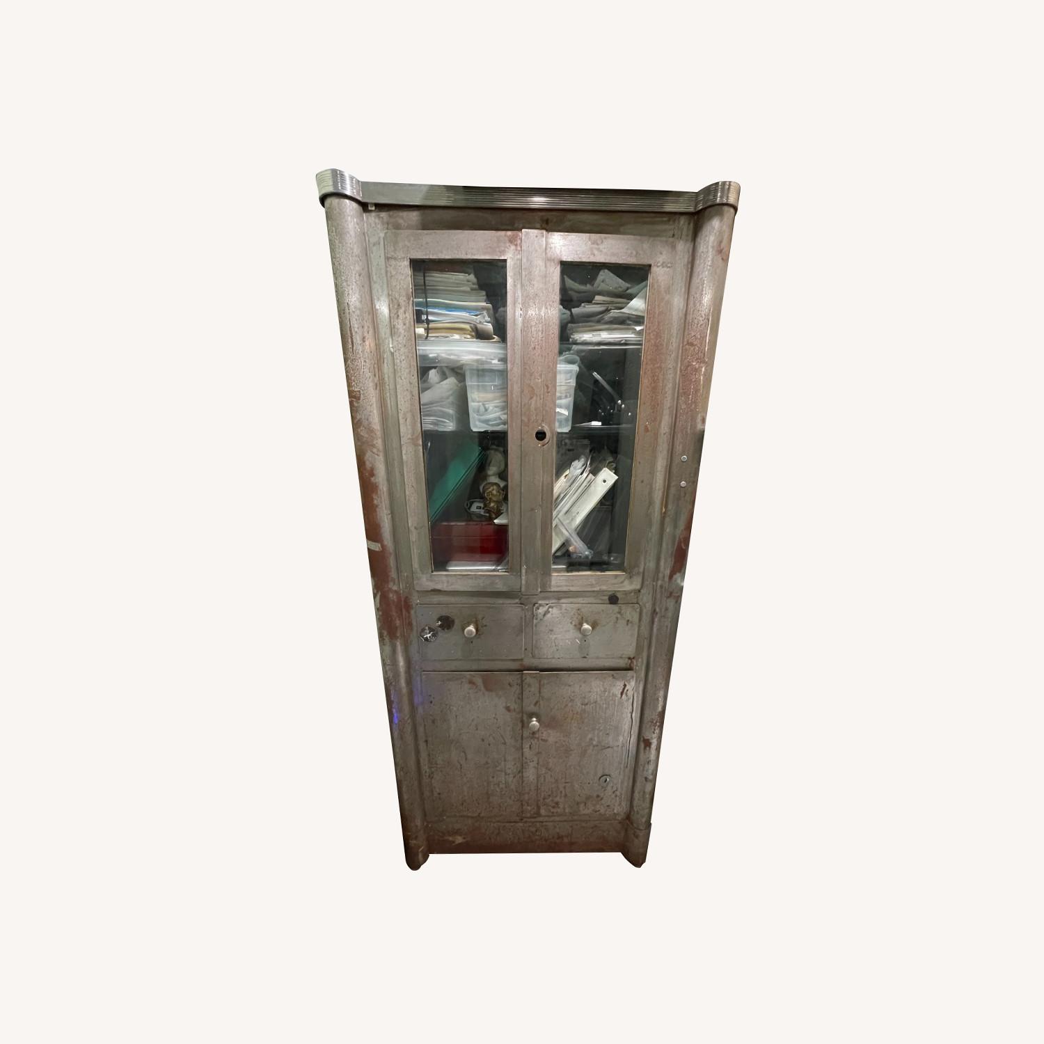 Vintage Metal Cabinet - image-0