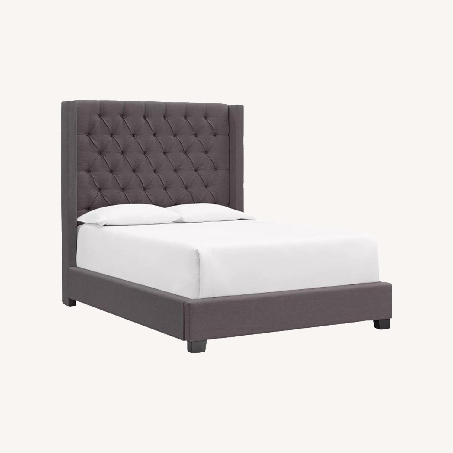 Macy's Monroe II Upholstered Full Size Bed Frame - image-0