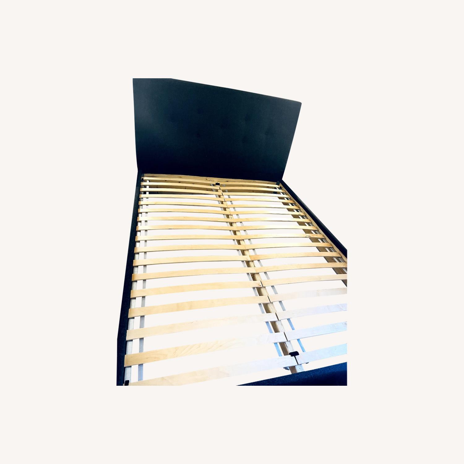 IKEA Idanas Queen Upholstered Bed Frame - image-0