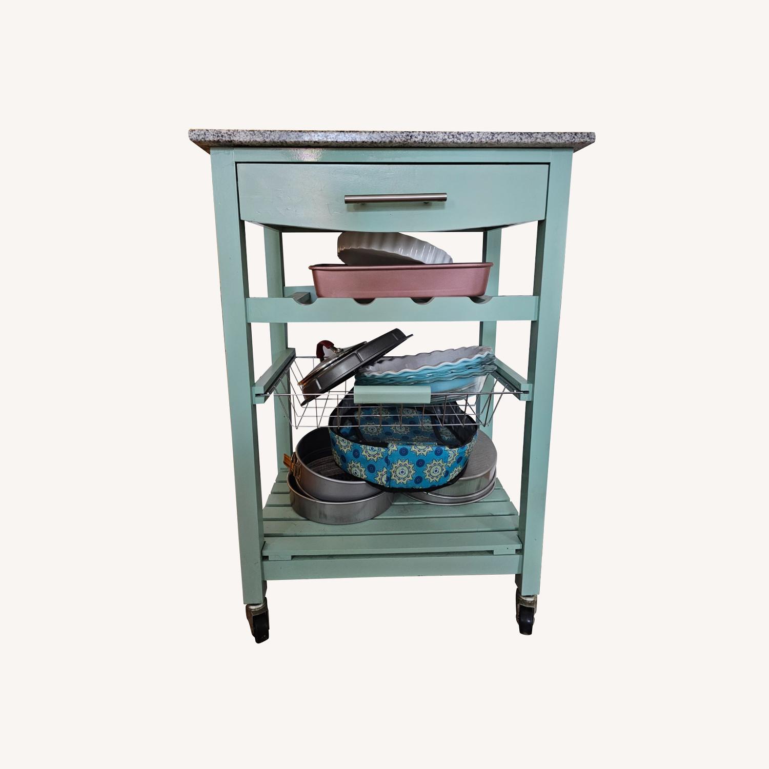 Wayfair Small Kitchen Cart - image-0