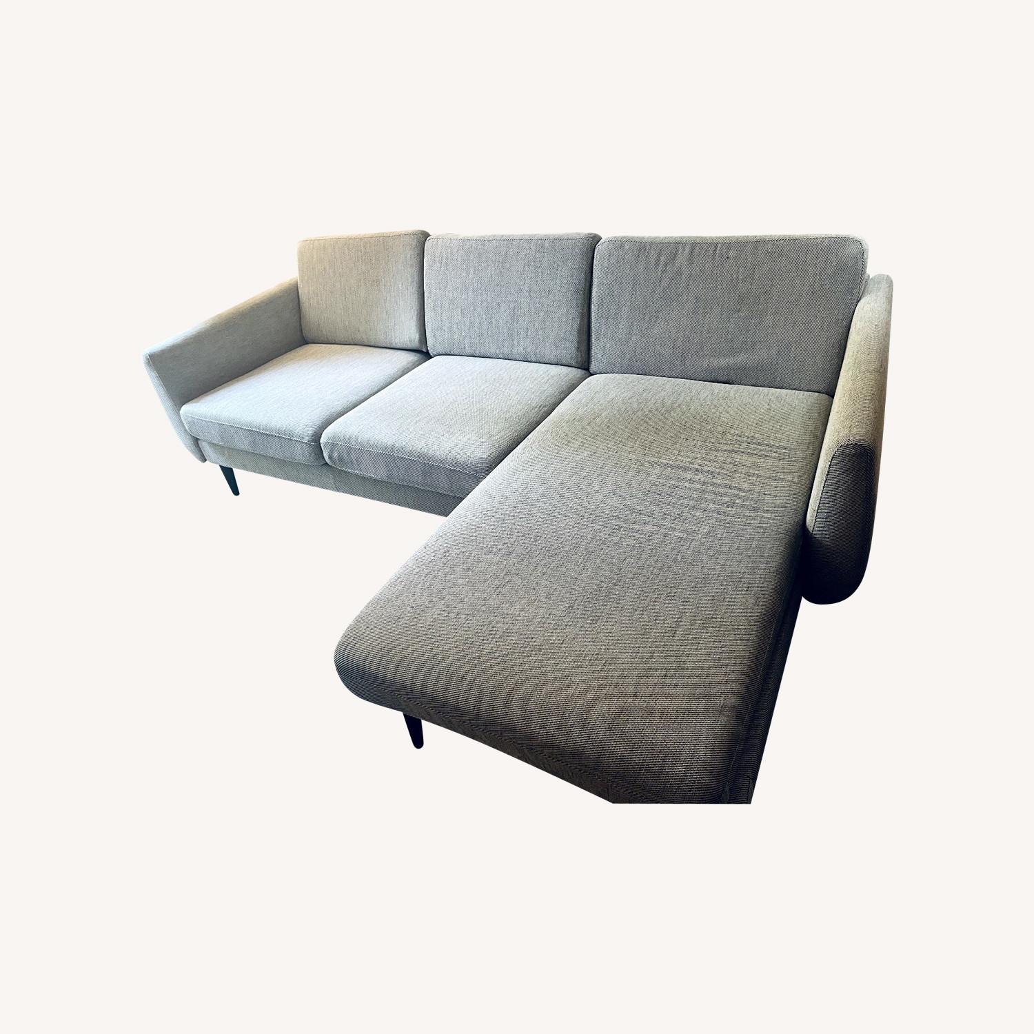IKEA Smedstorp Couch with Chaise Lounge - image-0