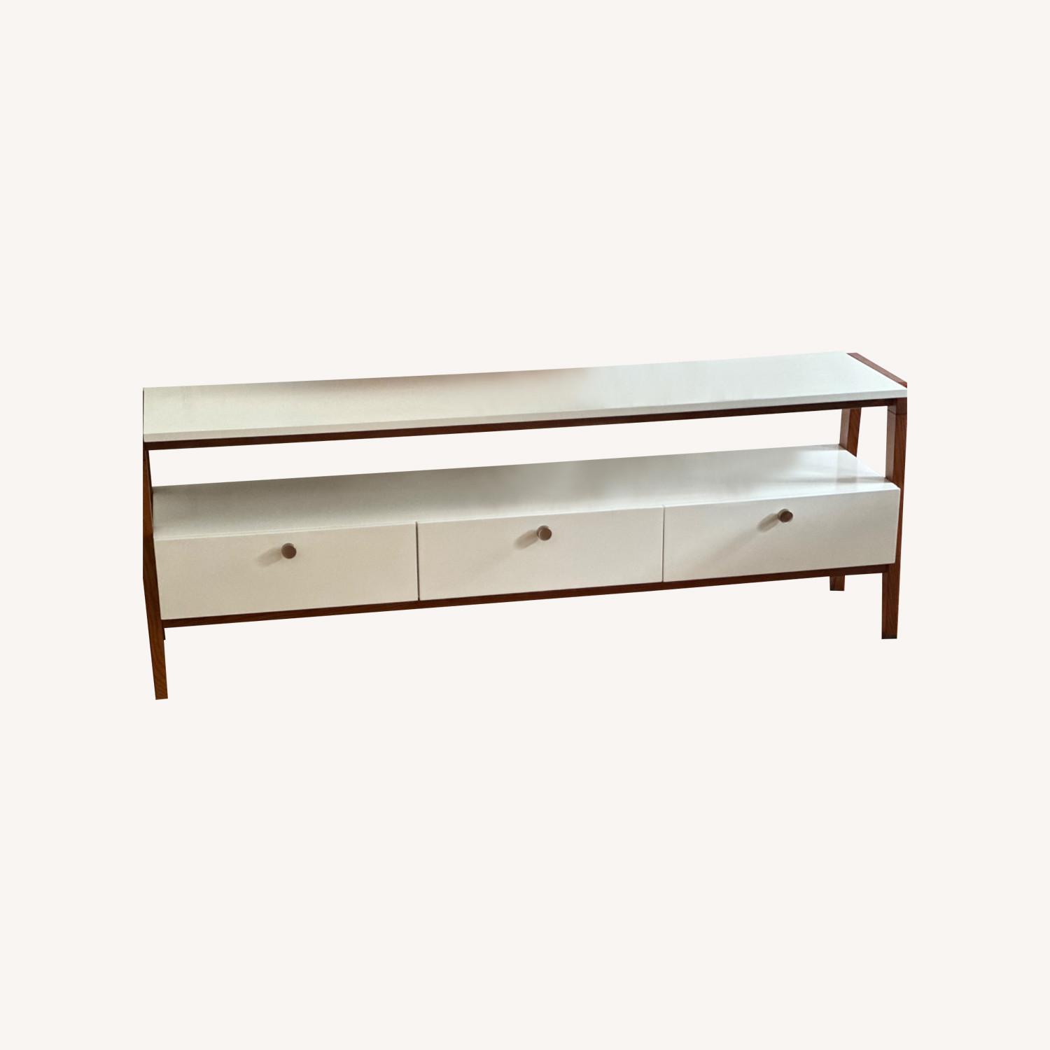 West Elm Mid Century Modern Media Console - image-0
