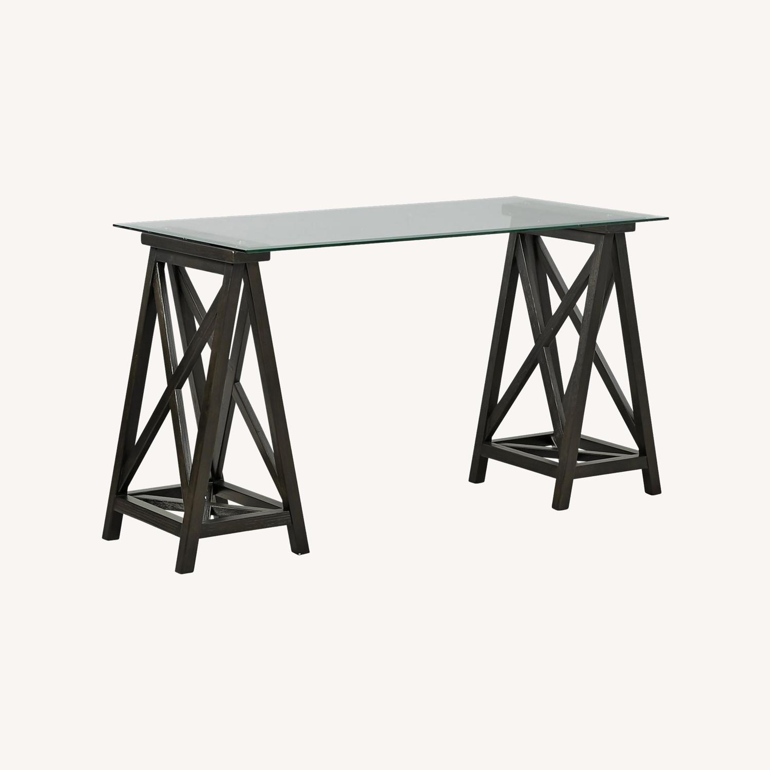 Glass Desk/Writing Table - image-0