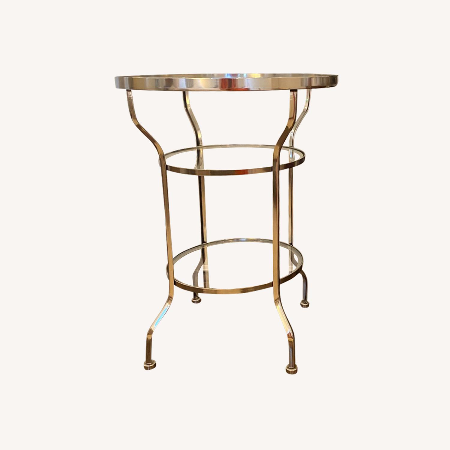 Pottery Barn Side Tables/Nightstand with Shelves - image-0