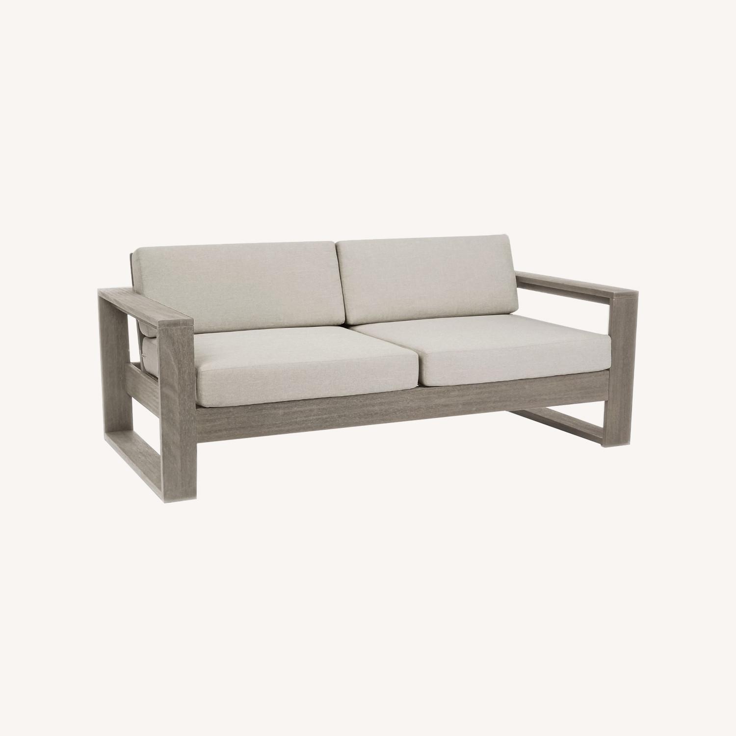 West Elm Portside Outdoor Sofa 75" - image-0