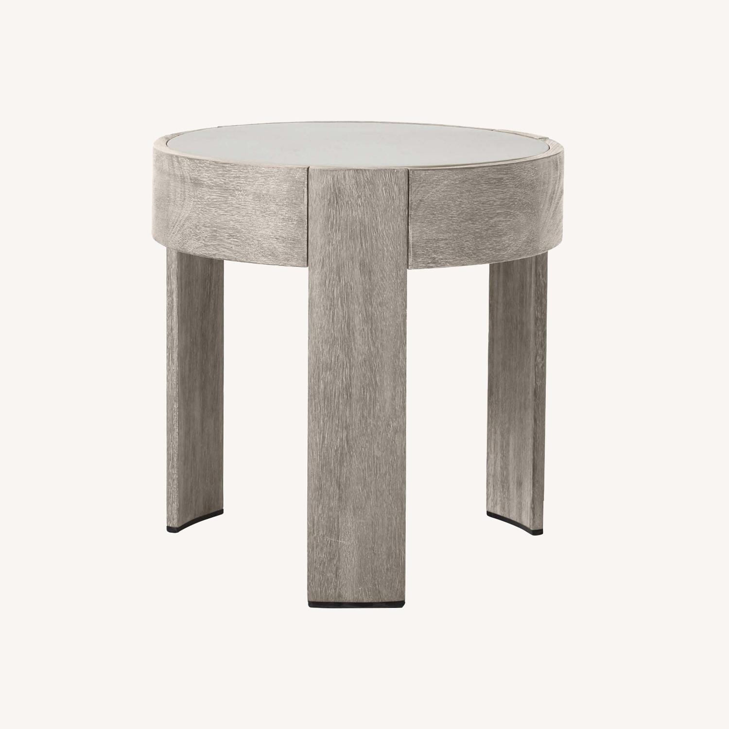 West Elm Portside Outdoor Round Side Table (20") - image-0
