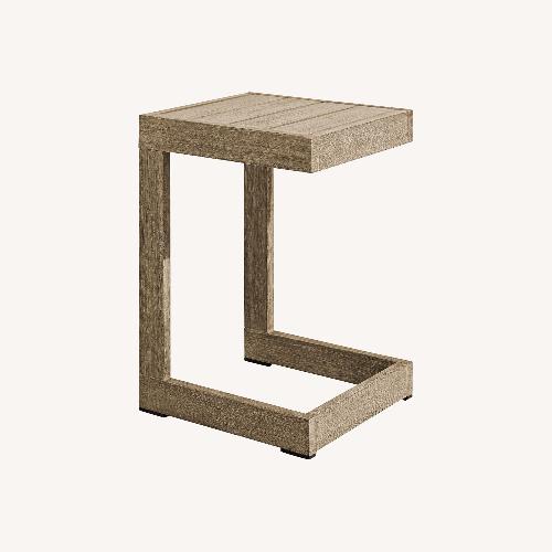 West Elm Side Table, Concrete AptDeco