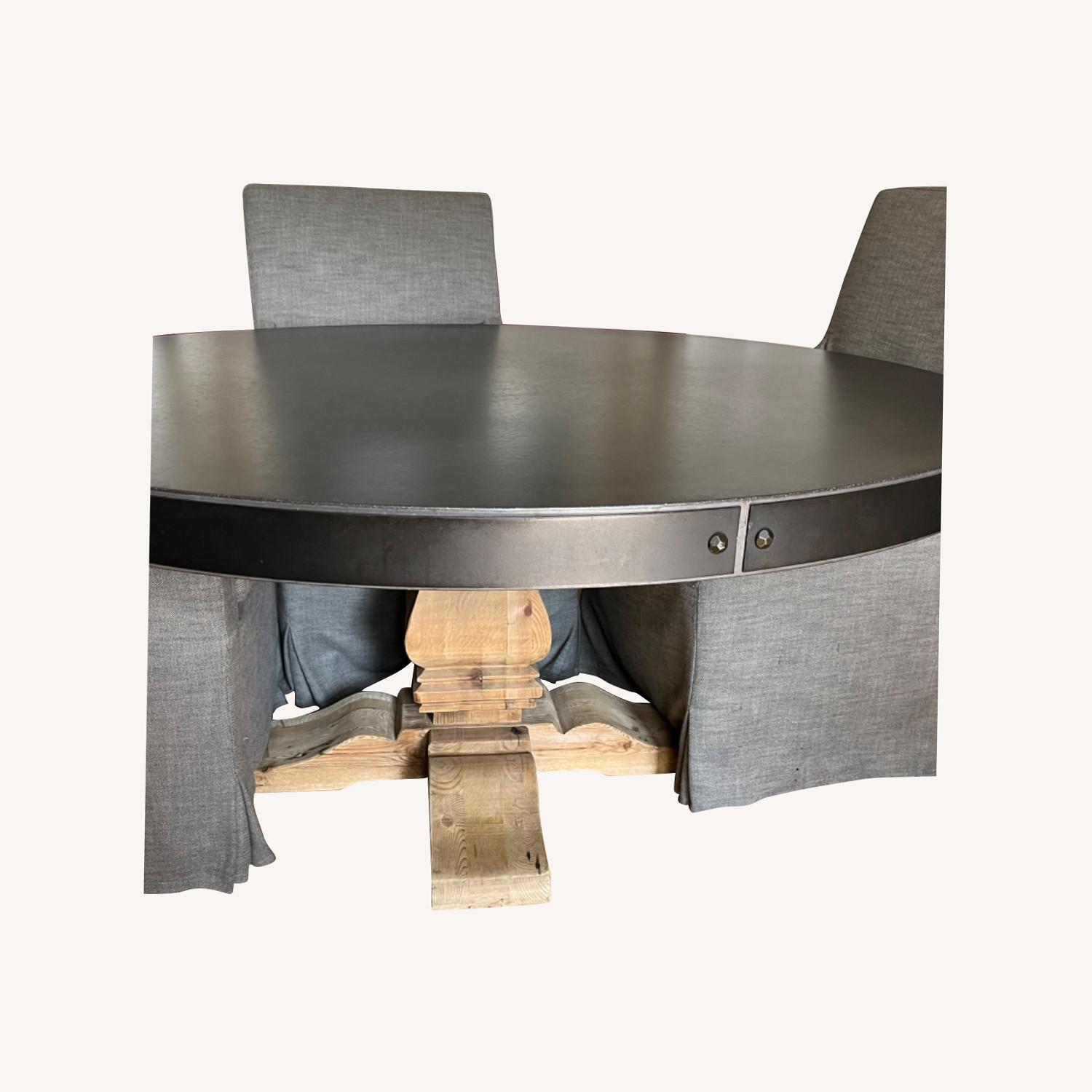 Pottery Barn Dining Table and 6 Chairs - image-0