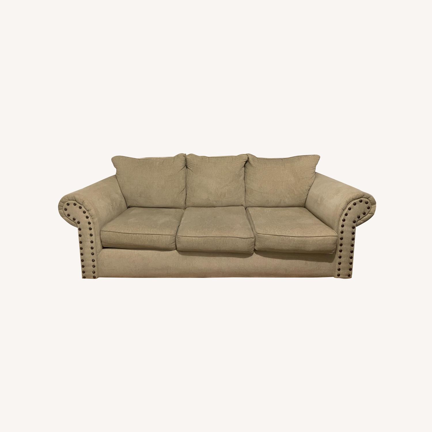3-seater Beige Sofa - image-0