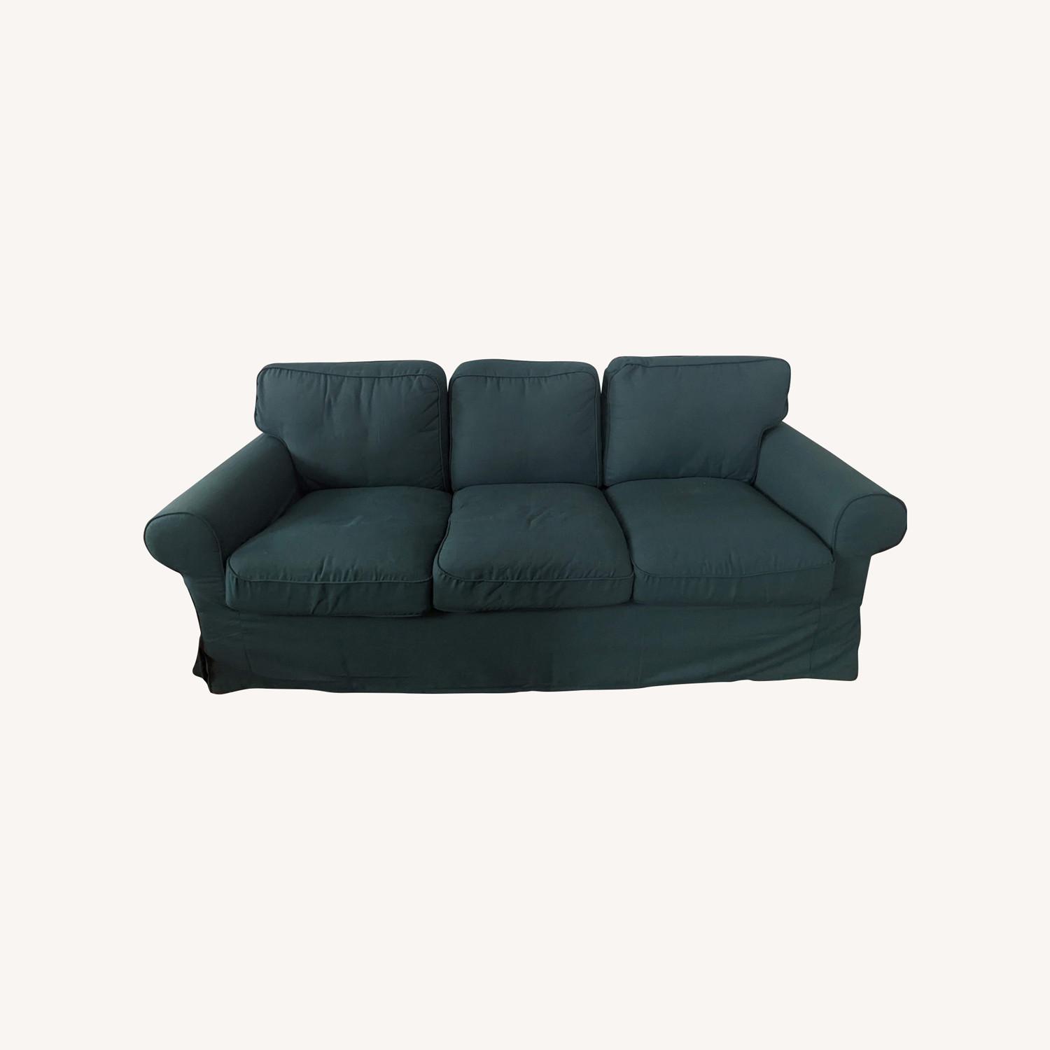 IKEA Green Couch - image-0