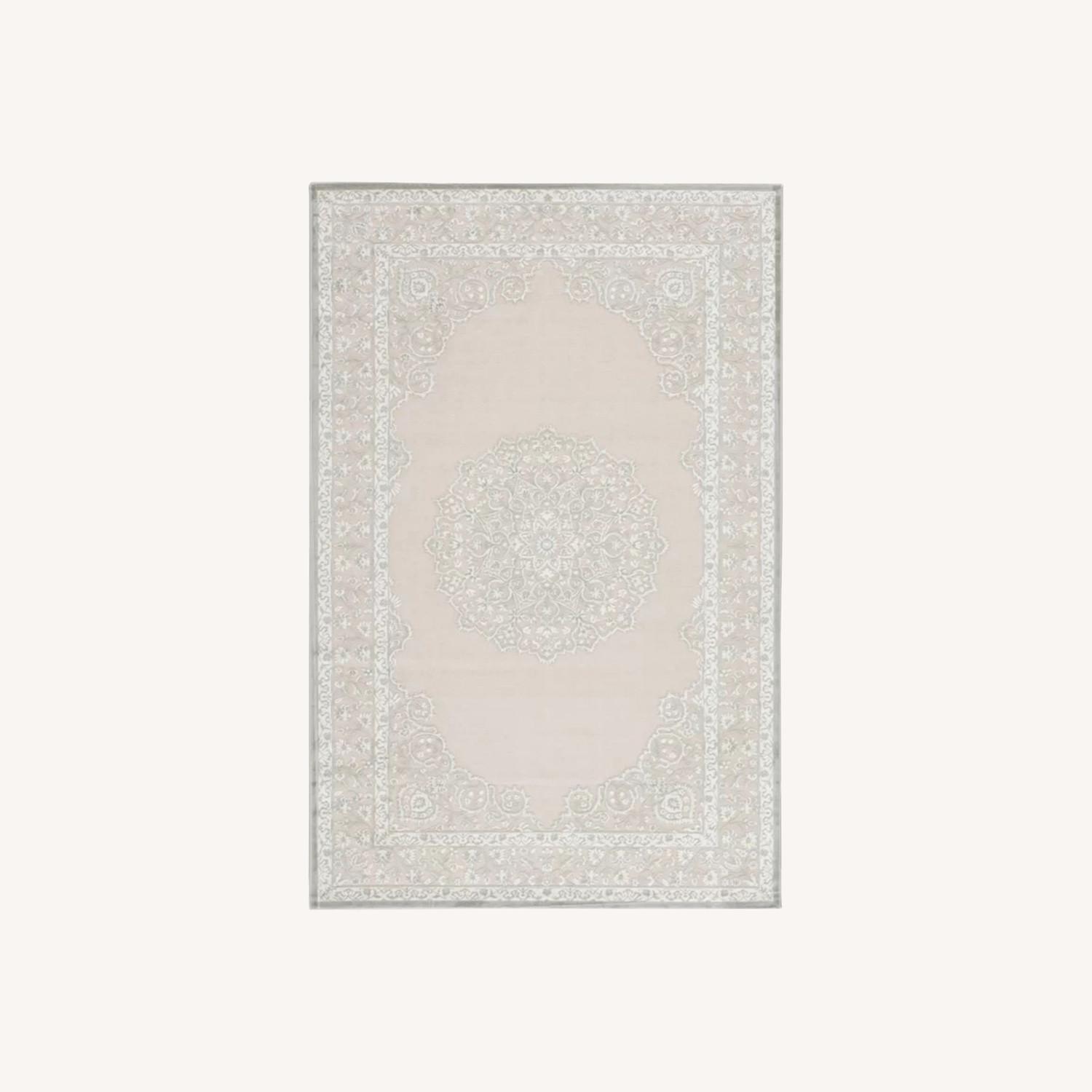 White/Ivory Area Rug AptDeco