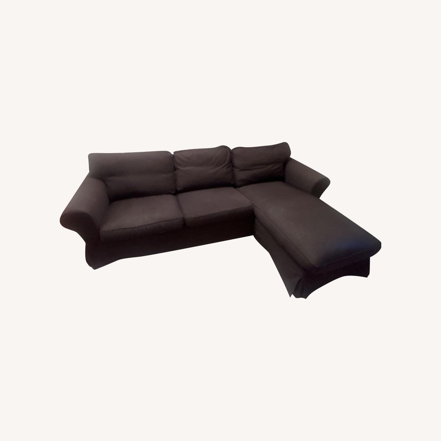 IKEA Grey 3 piece Sectional With Chaise - image-0