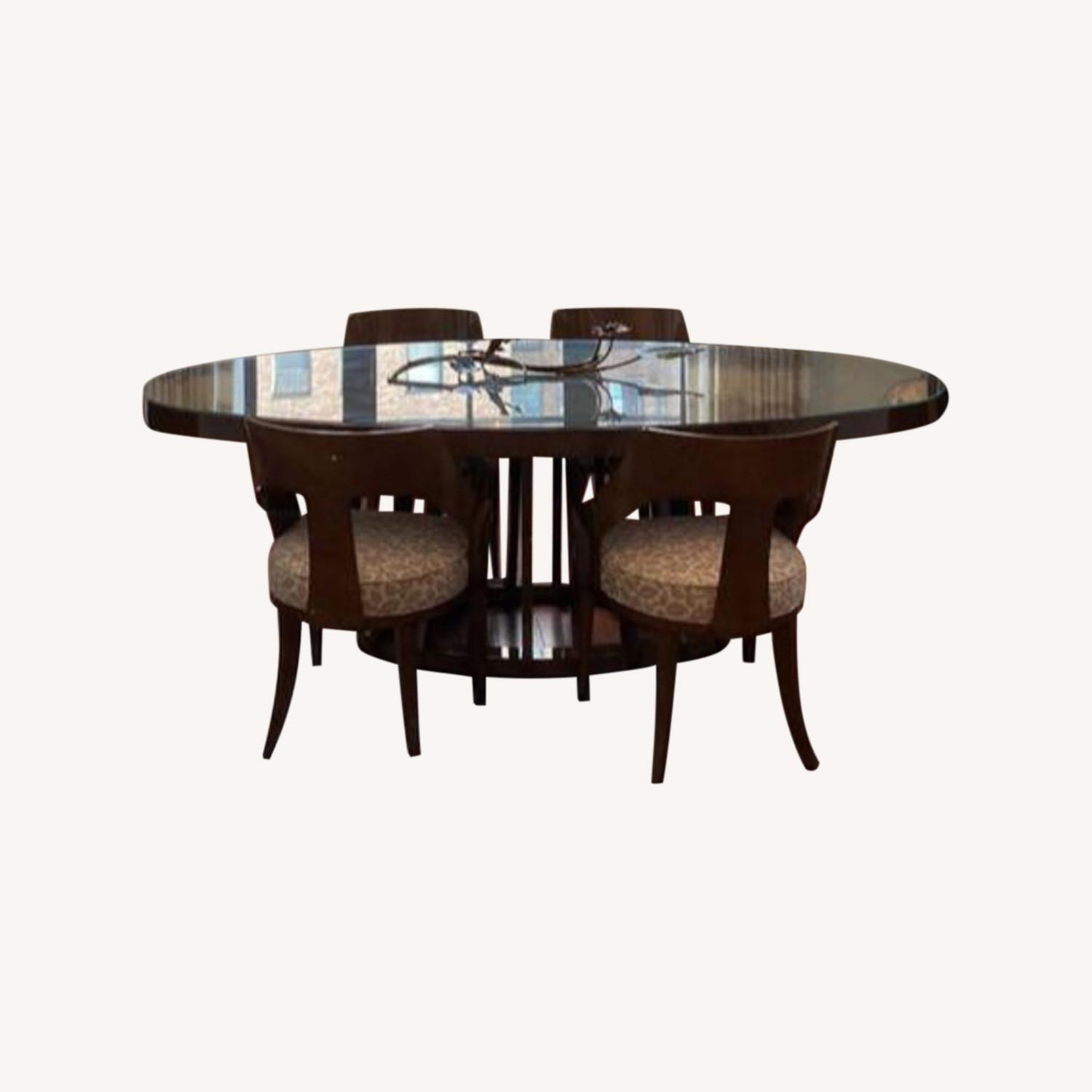 Matsouka Opera Dining Table + (x6) Chairs AptDeco