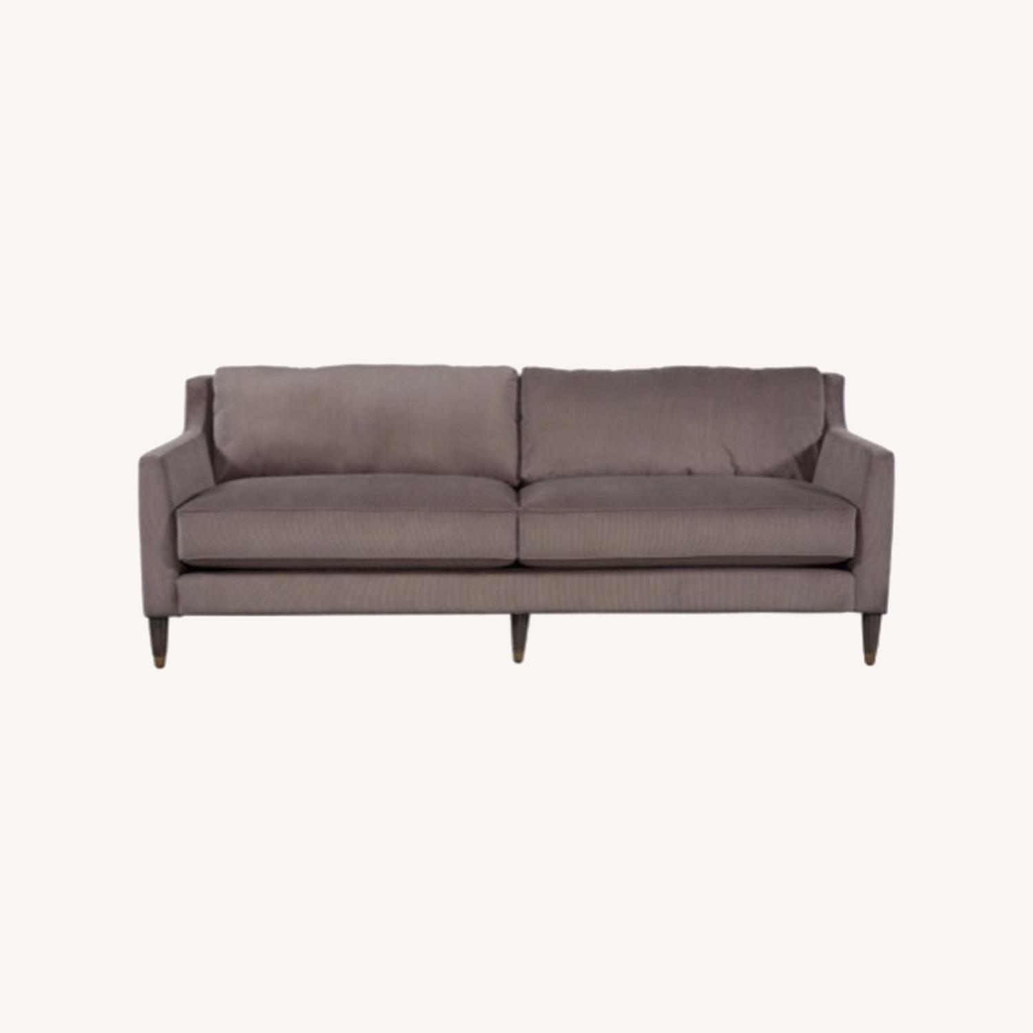 90 Mocha Corduroy Sofa - image-0