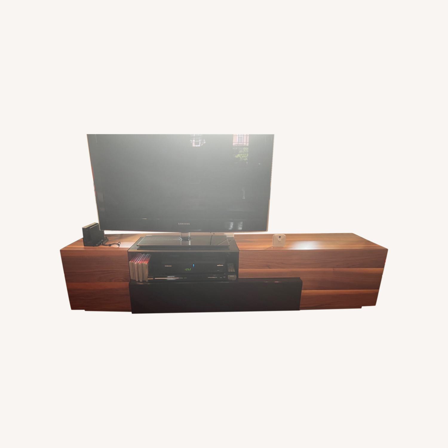 Mid Century Modern Media Storage & TV Stand - image-0