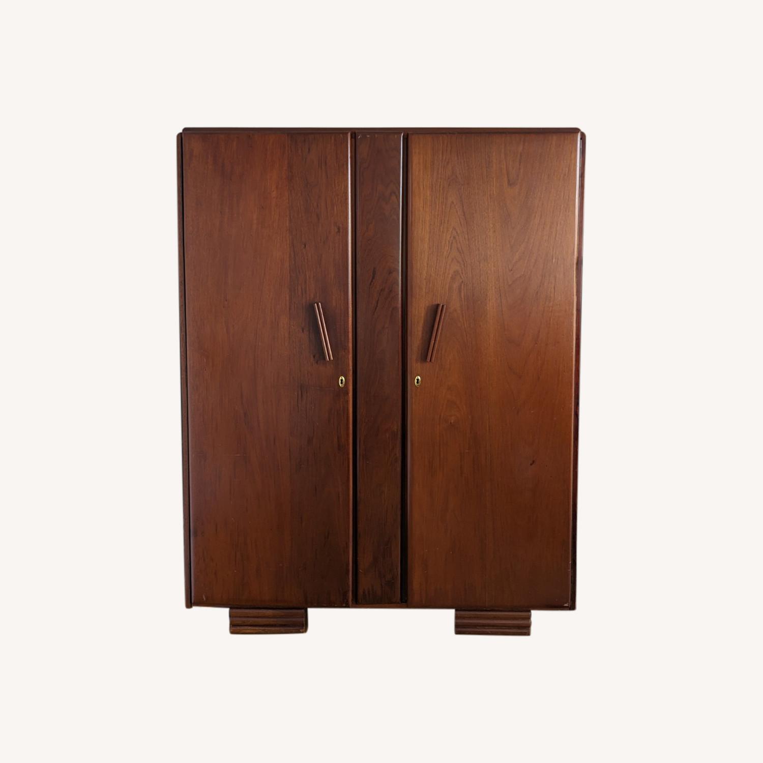Armoire Closet Wardrobe Mid-Century - image-0