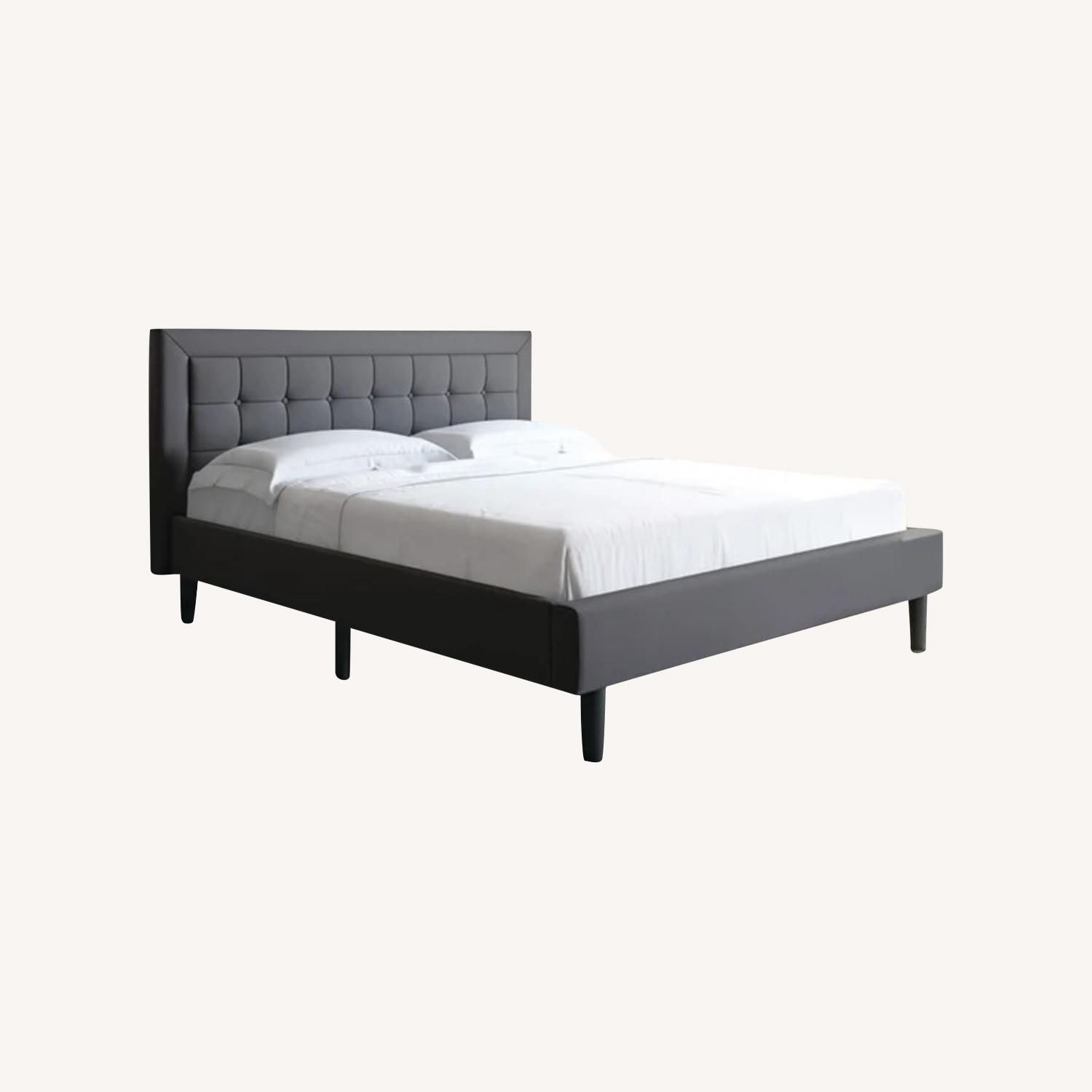 Wrought Iron Bed Frame and Base Queen Size - image-0