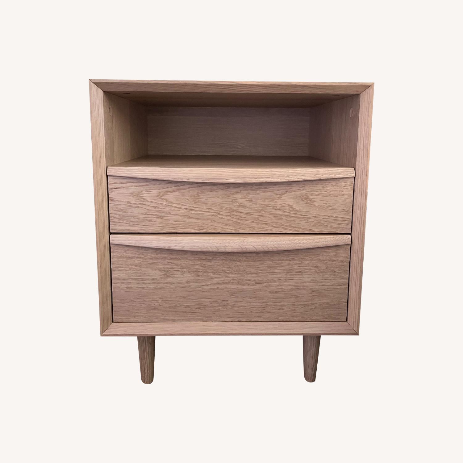 Article Lenia White Oak Nightstands - image-0